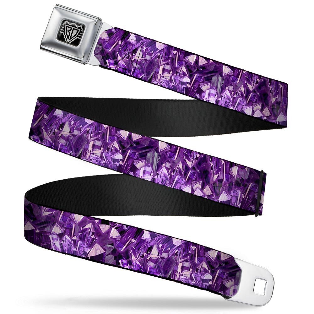 7287 Unisex-Adult's Seatbelt Belt XL Chevron Split Turquoise/Purple/Black